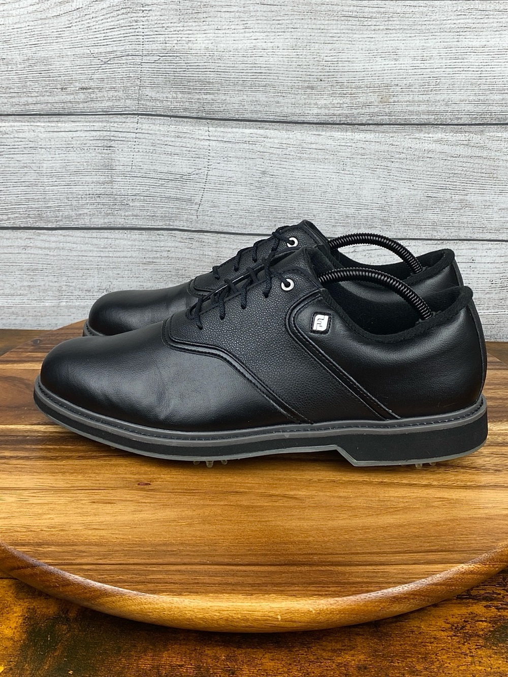 FootJoy FJ Originals Golf Shoes Black Leather 57024 Men’s Sneaker Size 10.5 M